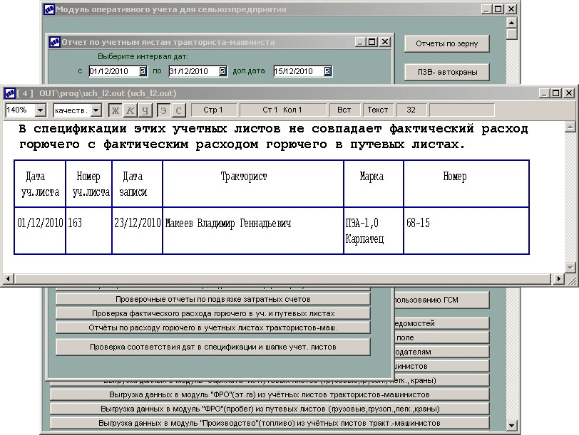 проверка по путевым листам Советы, как правильно